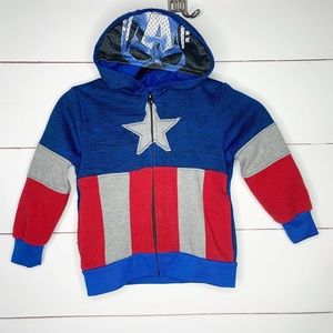 Captain America Zip Up
